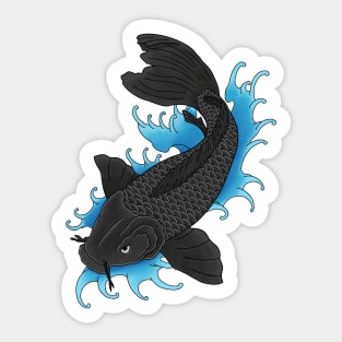 Japanese traditional koi Sticker